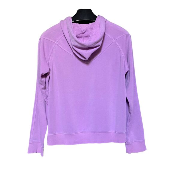 Vintage Nike Size Large Pink Cursive Embroidered Logo Spell Out Womens Hoodie - Picture 2 of 15